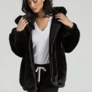 N:philanthropy vegan fur coat small